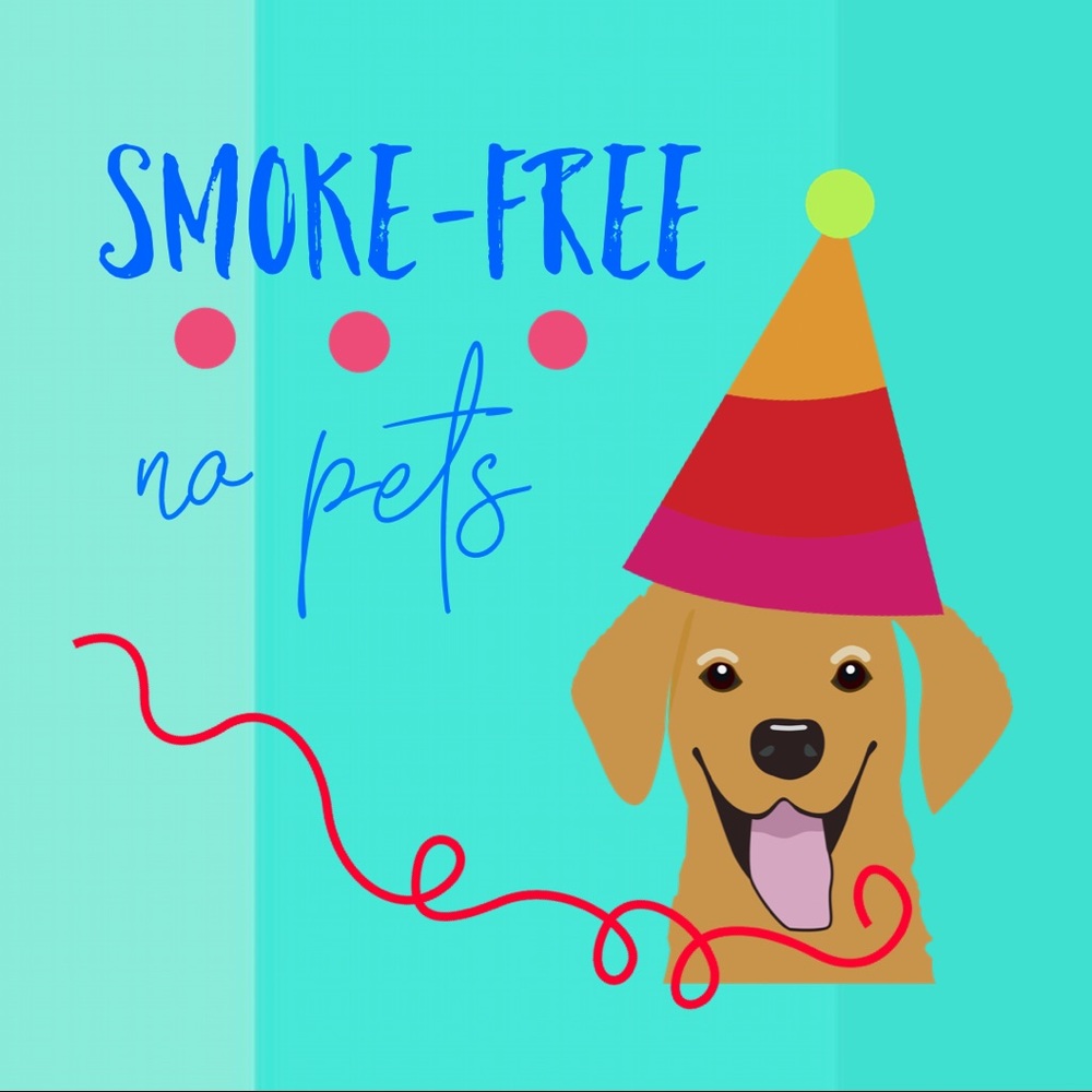 Smoke-Free, No Pets!